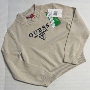 Guess Cream Logo Sweater